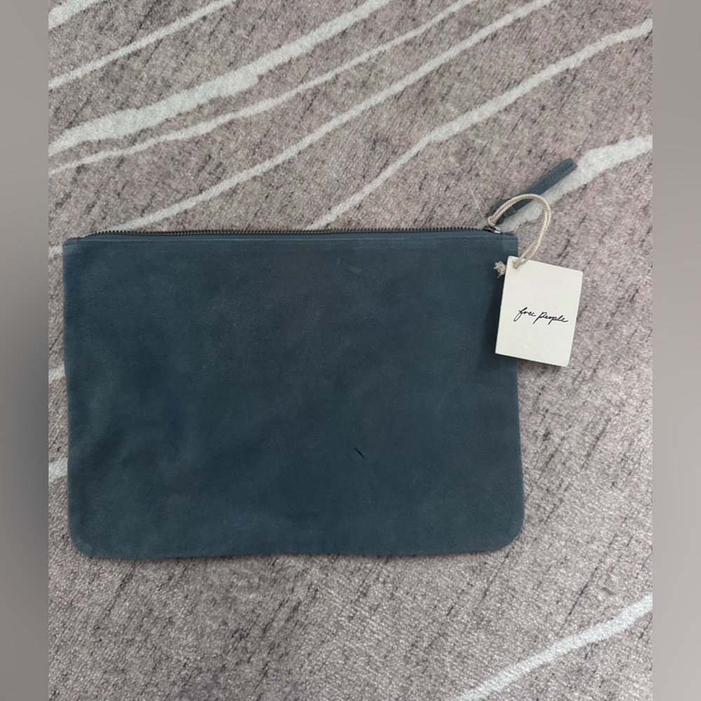 Free People Blue Clutch